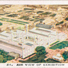 Air view of exhibition.