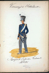 Koningrijk der Nederlanden. Sergeant Infanterie Nationale Militie. (1815)