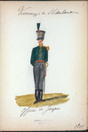 Koningrijk der Nederlanden. Officier de Jagers. (1815)