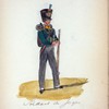 Koningrijk der Nederlanden. Soldaat de Jagers. (1815)