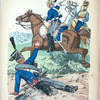Niederlande. Dragoner vom leichten Drag.-Regt. No. 4 ; Karabinier vom Regt. No. 1; Husar. (1815)