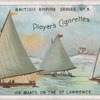 Ice boats on the St. Lawrence.