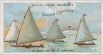 Ice boats on the St. Lawrence.