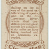 Ice boats on the St. Lawrence.