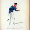 Koningrijk der Nederlanden. Soldaat ... Land Militie. (1815)