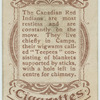 Camp of Red Indians, Canada.