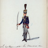 Koningrijk der Nederlanden. In het Reg.[?] in 1815:  Een Kanonier der Rydende Artillerie. (1815)