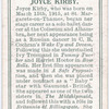 Joyce Kirby.