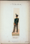Nederlanden. Chausseur à pied Sous-Officier. (1815)