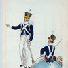 Nationale Infanterie. Flankeur en Fusilier. [1815]