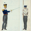 Nationale Infanterie. 1 Luitenant der Flankeurs;  Fusilier in kleine tenue. [1815]