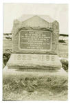 Tablet at Odiorne's Point, marking first settlement in New Hampshire.