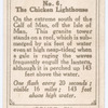 Chicken Rock lighthouse.