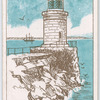 Portland Breakwater lighthouse.