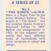 The Queen, G.W.R.