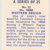 No. 18000 Western Region.