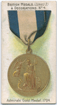 Admirals' gold medal, 1794.