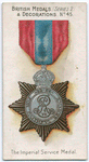 The Imperial Service medal.