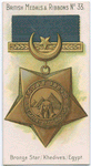 Bronze Star (Khedive's), Egypt.