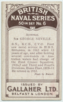 Admiral Sir George Neville.