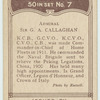 Admiral Sir G.A. Callaghan.