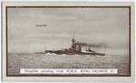 Dirigible passing over H.M.S. King George V.