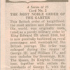 Order of the Garter.
