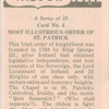 Order of St. Patrick.