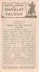 Order of the British Empire.