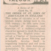 Order of St. John of Jerusalem.