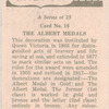 Albert medal.