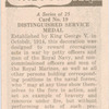 Distinguished Service medal.
