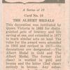 Albert medal.