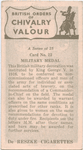 Military medal.