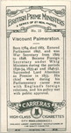 Viscount, Palmerston.