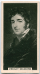 Viscount Melbourne.