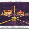 Crown, orb and sceptre of Richard III; crown (right) and sceptre of Anne (head right).