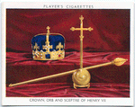 Crown, orb and sceptre of Henry VII.