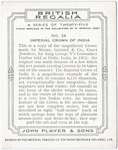 Imperial crown of India.