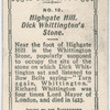 Dick Whittington Stone, Highgate Hill.