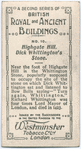 Dick Whittington Stone, Highgate Hill.