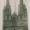 Lichfield Cathedral, west front.