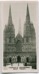 Lichfield Cathedral, west front.
