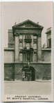Ancient gateway, St. Bart's Hospital, London.