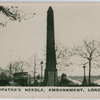 Cleopatra's Needle, Embankment, London.