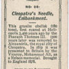 Cleopatra's Needle, Embankment, London.