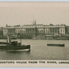 Customs House from the river, London.