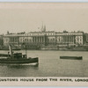Customs House from the river, London.