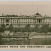 Somerset House and Embankment, London.