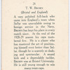 T.W. Brown.